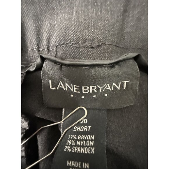 Lane Bryant Charcoal Gray Dress Pants Women's Wide Leg Size 20 Short - Picture 6 of 6